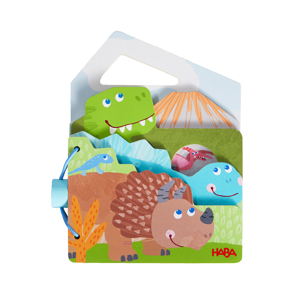 Produktbild: HABA - Holz-Babybuch Dinos