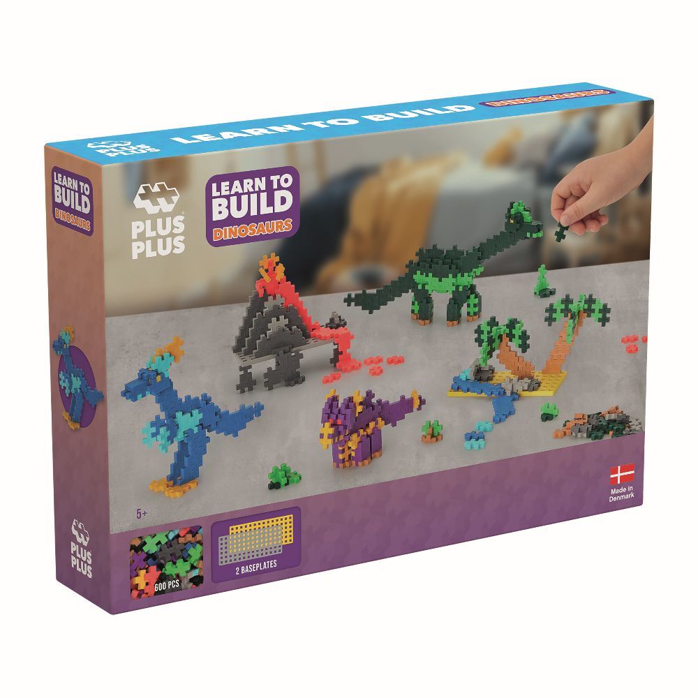 Produktbild: Plus-Plus - 500 Kreativ Bausteine Dinosaurier