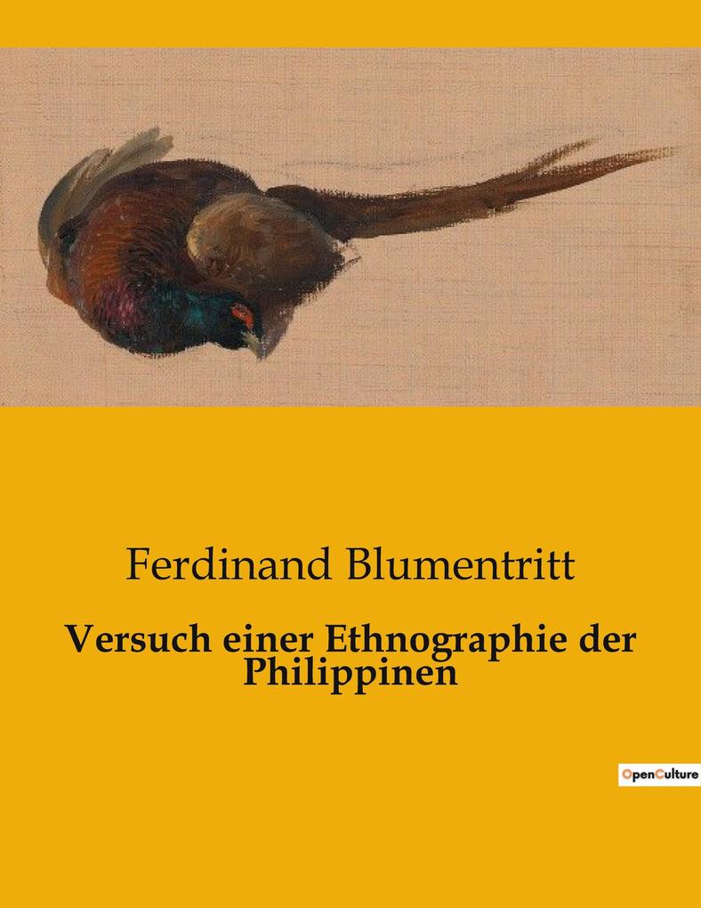Produktbild: Versuch einer Ethnographie der Philippinen | Ferdinand Blumentritt