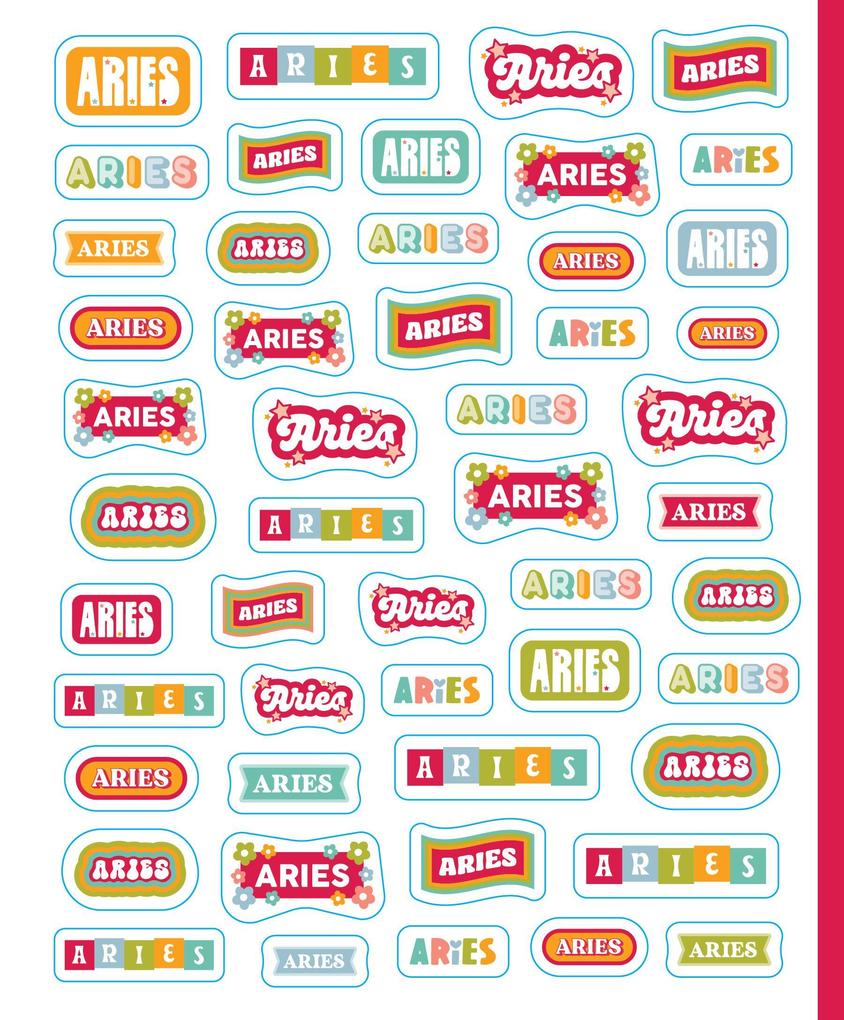 Weitere Ansicht: So. Many. Astrology Stickers.