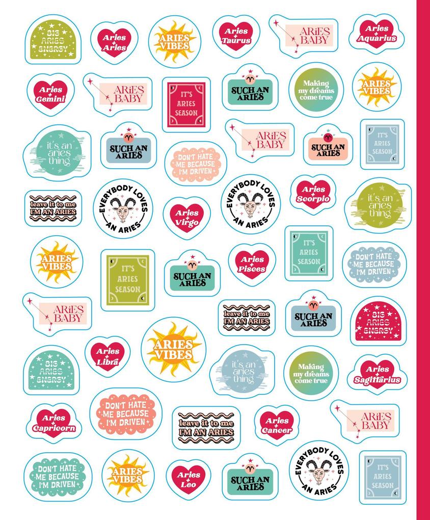 Weitere Ansicht: So. Many. Astrology Stickers.