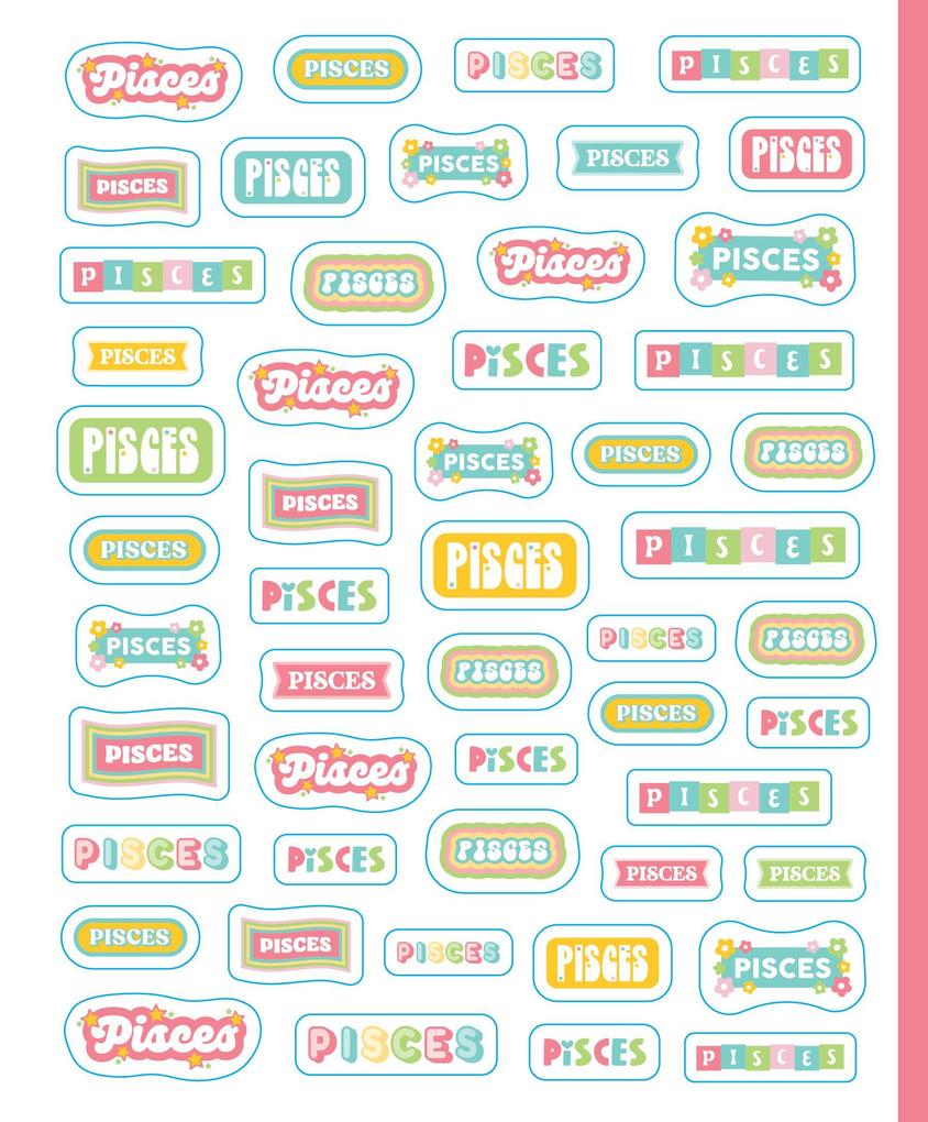 Weitere Ansicht: So. Many. Astrology Stickers.
