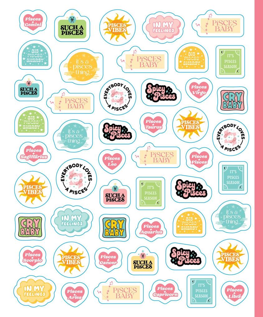 Weitere Ansicht: So. Many. Astrology Stickers.
