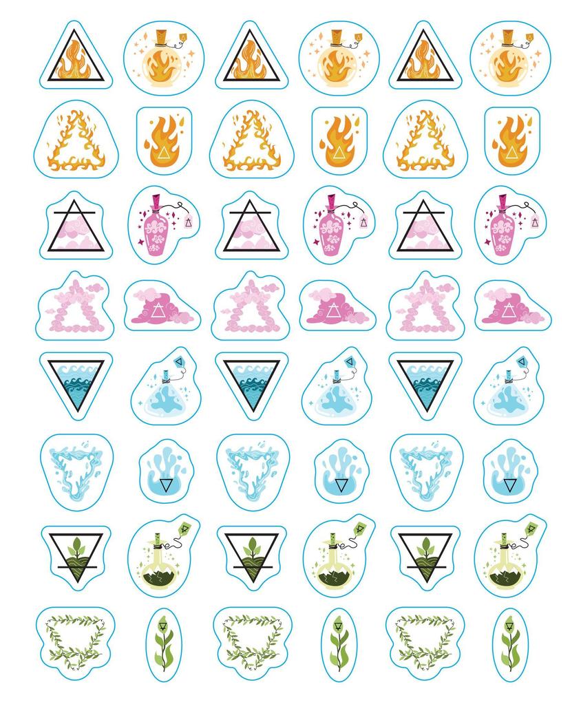 Weitere Ansicht: So. Many. Astrology Stickers.