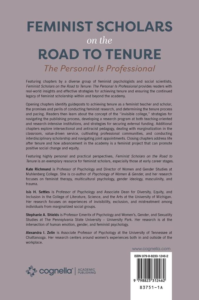 Weitere Ansicht: Feminist Scholars on the Road to Tenure