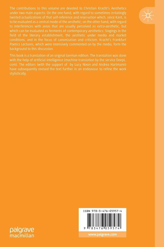 Weitere Ansicht: Christian Kracht's Aesthetics