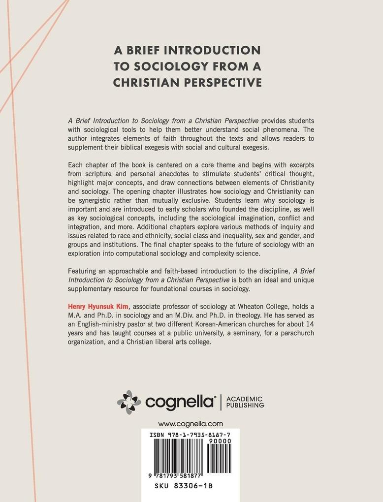 Weitere Ansicht: Brief Introduction to Sociology from a Christian Perspective | Henry Hyunsuk Kim