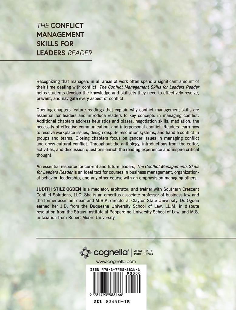 Weitere Ansicht: Conflict Management Skills for Leaders Reader