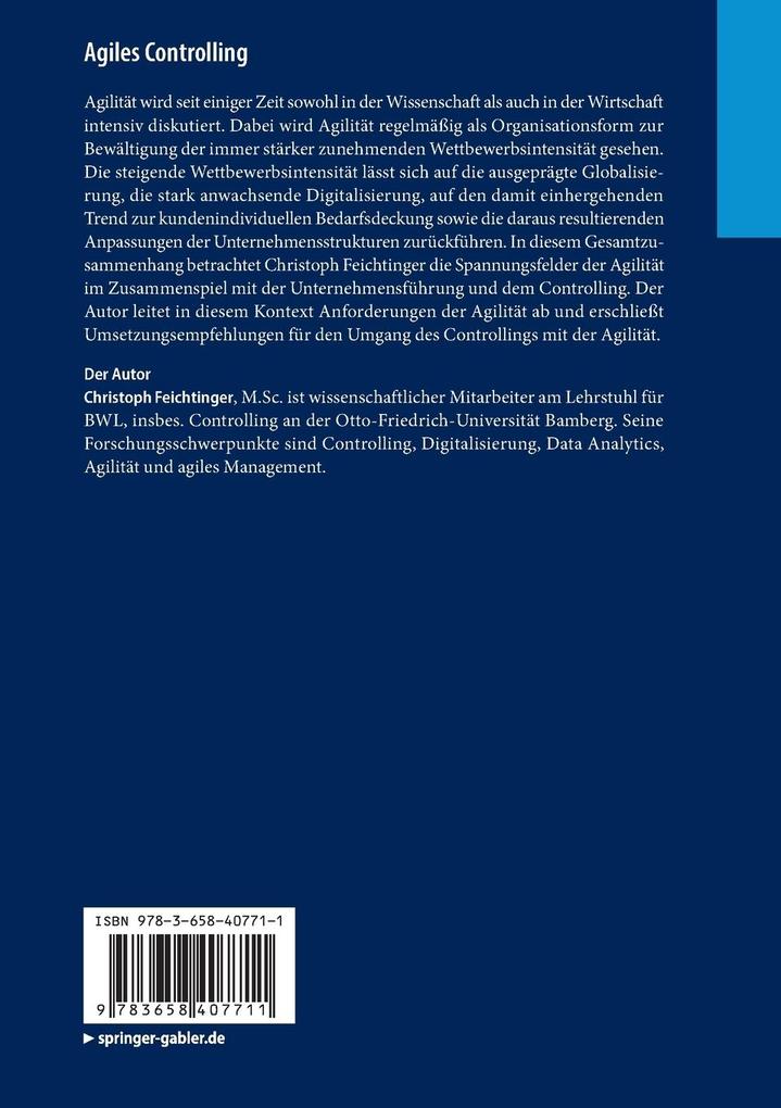 Weitere Ansicht: Agiles Controlling | Christoph Feichtinger