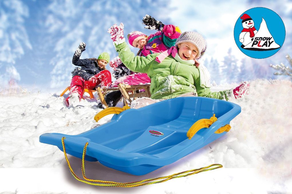 Weitere Ansicht: Jamara - Snow Play Bob Karol mit Bremse 80cm blau