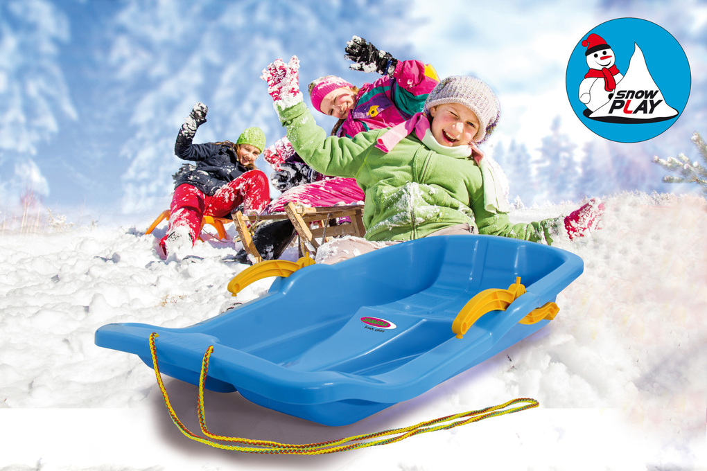 Weitere Ansicht: Jamara - Snow Play Bob Karol mit Bremse 80cm blau
