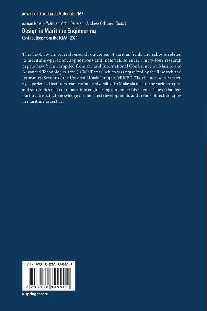 Weitere Ansicht: Design in Maritime Engineering