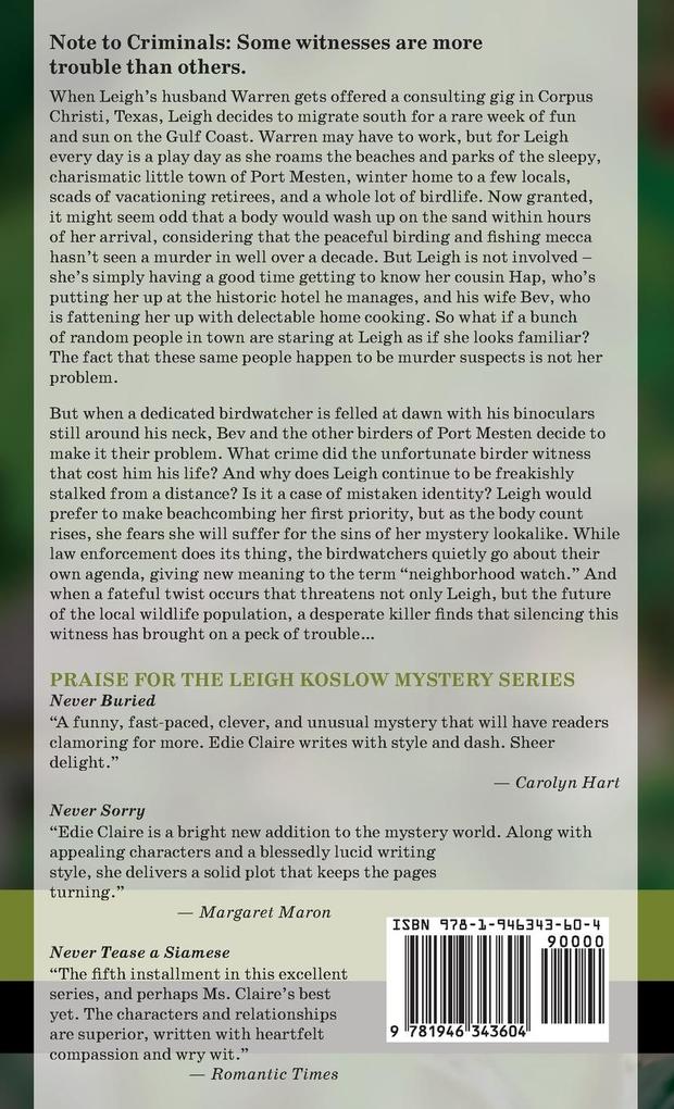 Weitere Ansicht: Never Murder a Birder | Edie Claire