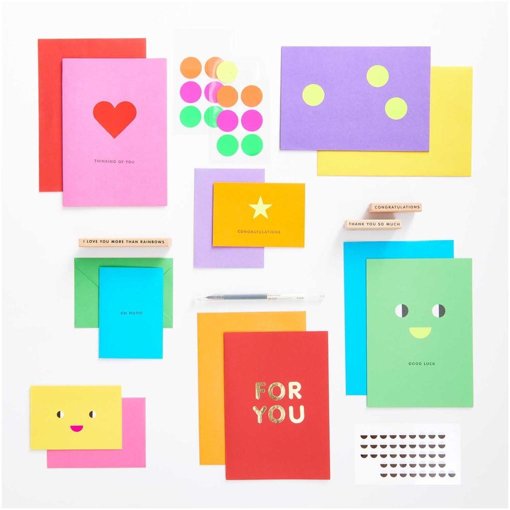 Weitere Ansicht: Kartenset Rainbow classic, B6 FSC MIX