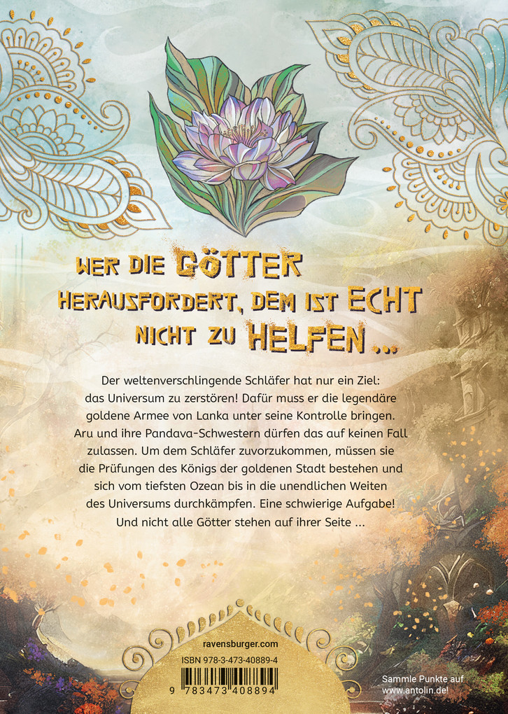 Weitere Ansicht: Aru gegen die Götter, Band 4: Die Magie der goldenen Stadt (Rick Riordan Presents) | Roshani Chokshi
