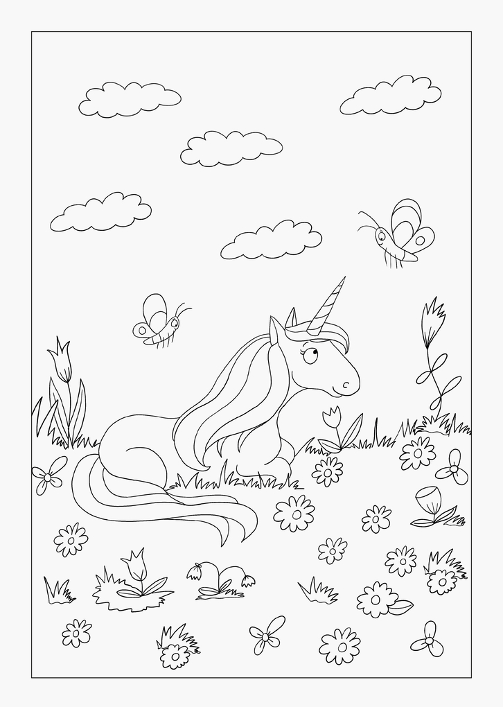 Weitere Ansicht: Einhörner - malen & träumen