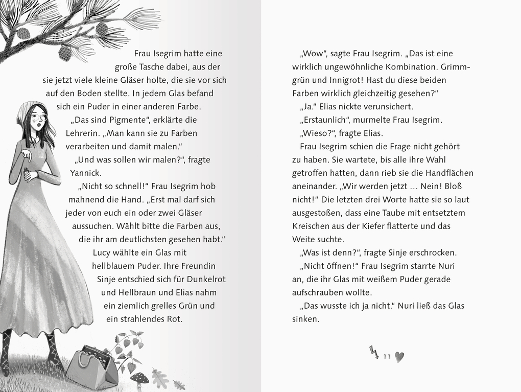 Weitere Ansicht: Die Schule für Tag- und Nachtmagie, Band 6 - Eine gefährliche Farbe | Gina Mayer