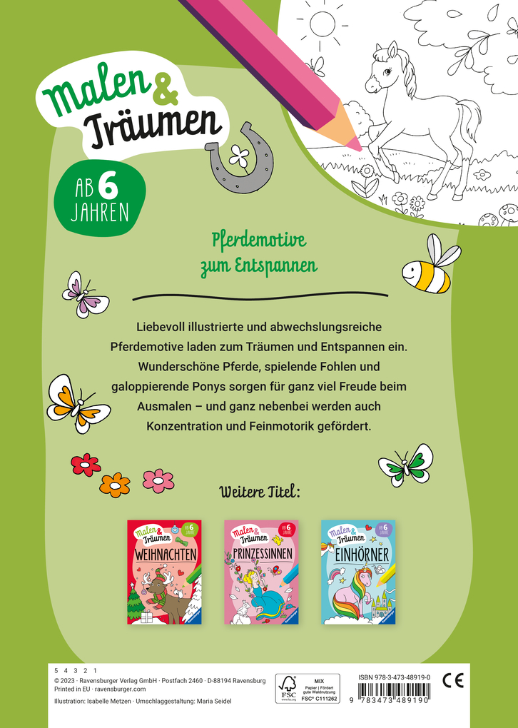 Weitere Ansicht: Pferde - malen & träumen