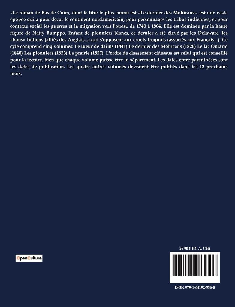 Weitere Ansicht: Le Dernier des Mohicans | James Fenimore Cooper