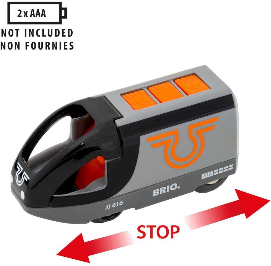 Weitere Ansicht: BRIO - BRIO Orange-schwarzer Reisezug, Batterielok