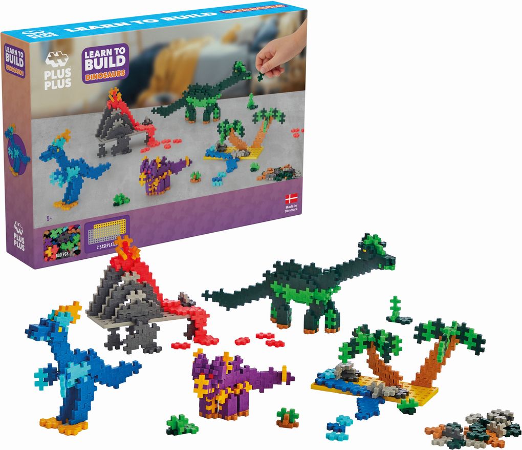 Weitere Ansicht: Plus-Plus - 500 Kreativ Bausteine Dinosaurier