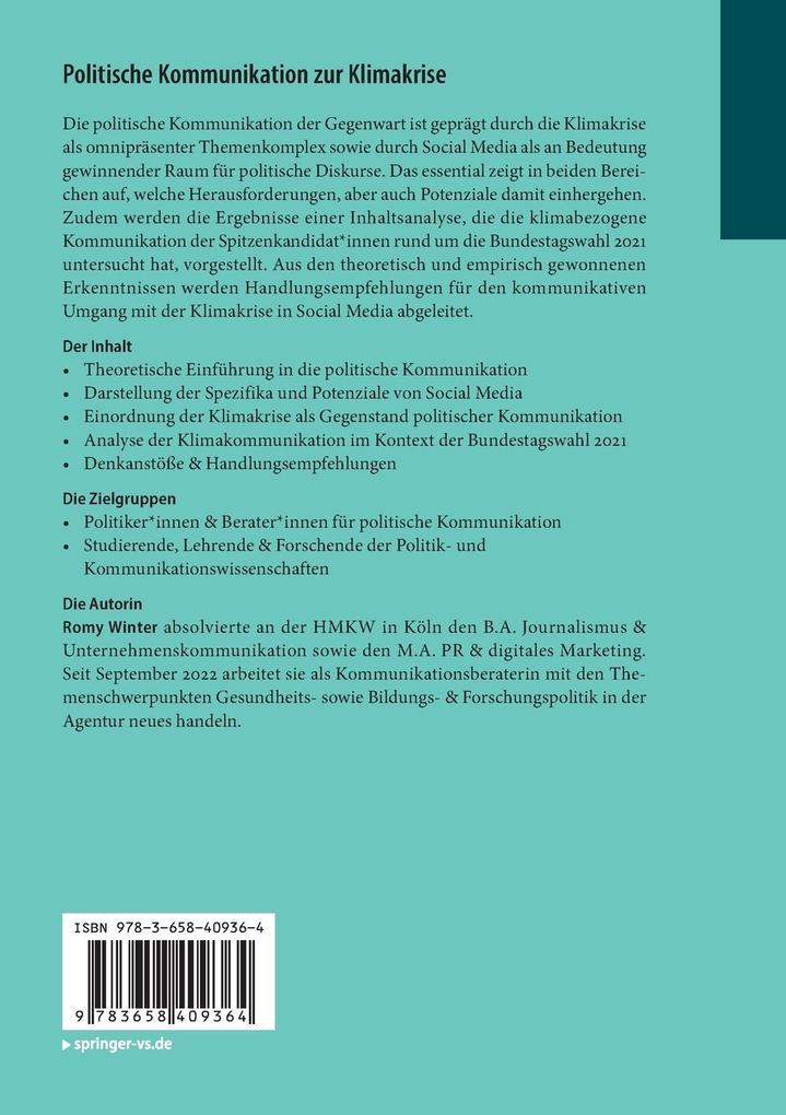 Weitere Ansicht: Politische Kommunikation zur Klimakrise | Romy Winter