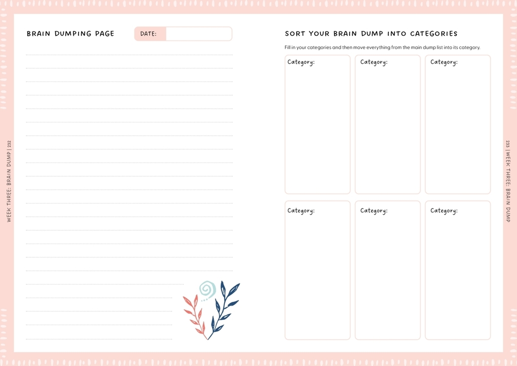 Weitere Ansicht: Overcoming Overwhelm Journal | Bex Spiller