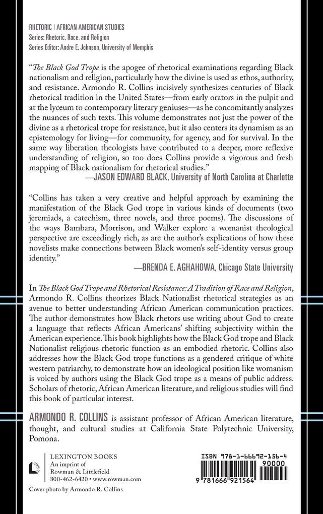Weitere Ansicht: Black God Trope and Rhetorical Resistance | Armondo R. Collins