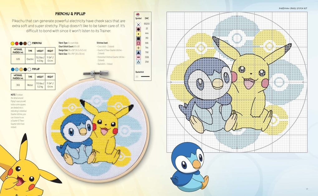 Weitere Ansicht: PokeMon Cross Stitch Kit | Maria Diaz