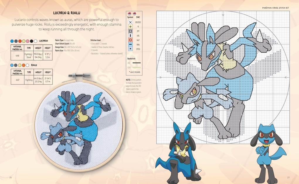 Weitere Ansicht: PokeMon Cross Stitch Kit | Maria Diaz