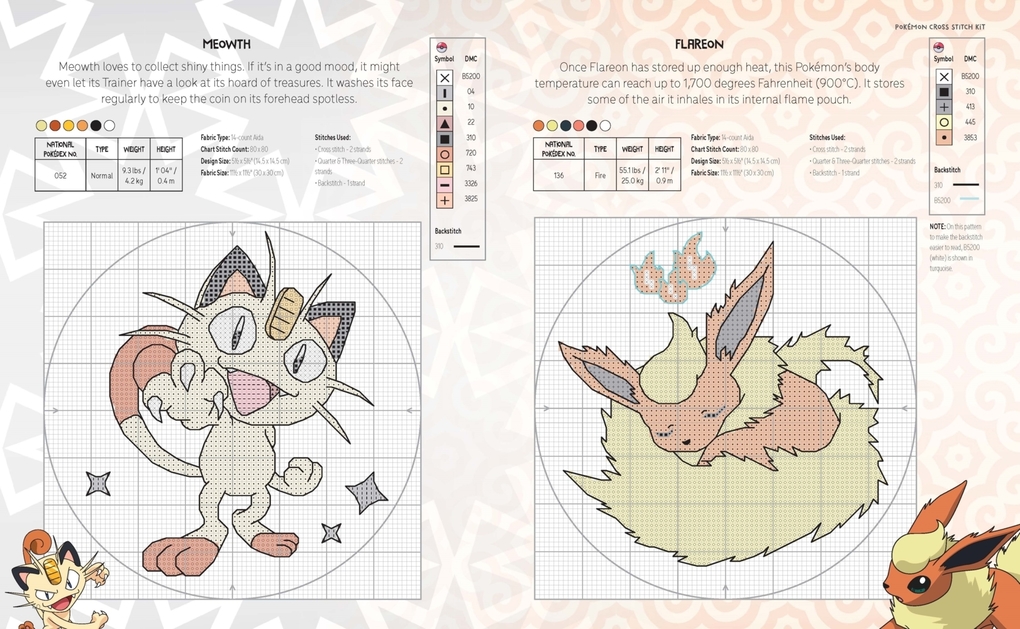 Weitere Ansicht: PokeMon Cross Stitch Kit | Maria Diaz
