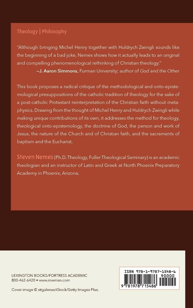 Weitere Ansicht: Theology of the Manifest | Steven Nemes