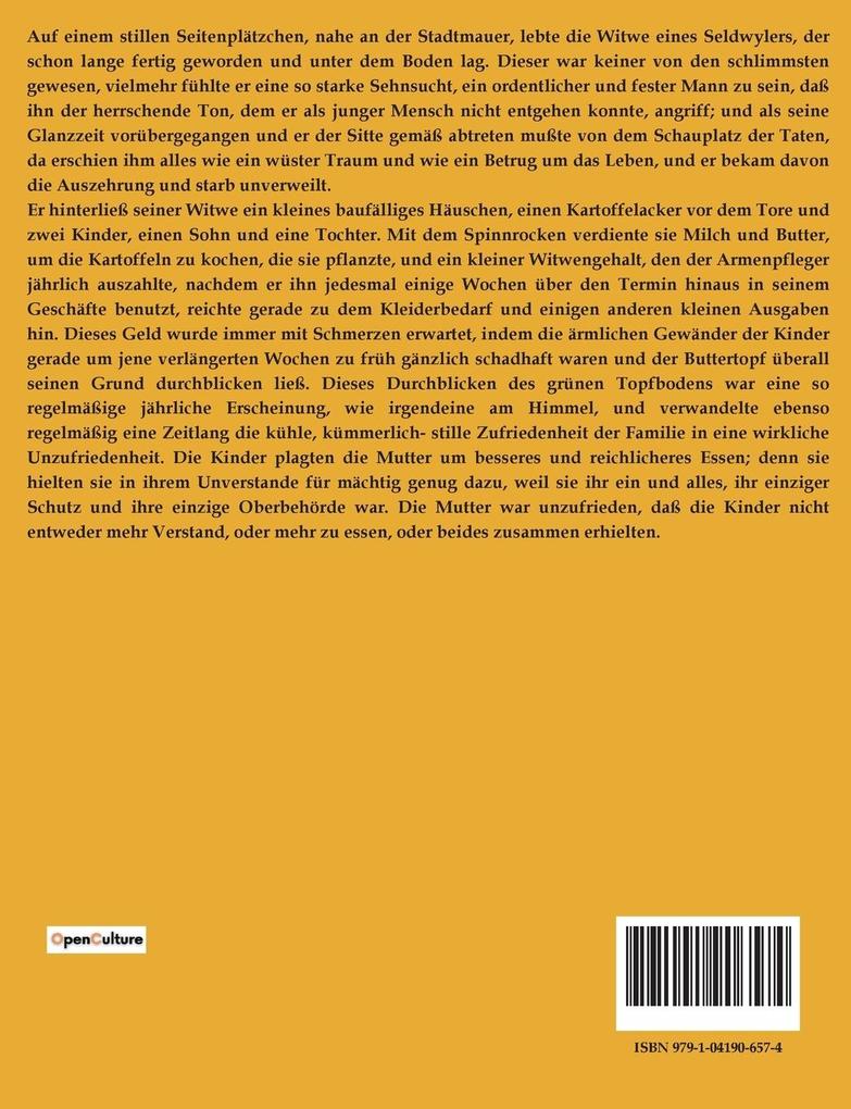 Weitere Ansicht: DIE LEUTE VON SELDWYLA | Gottfried Keller