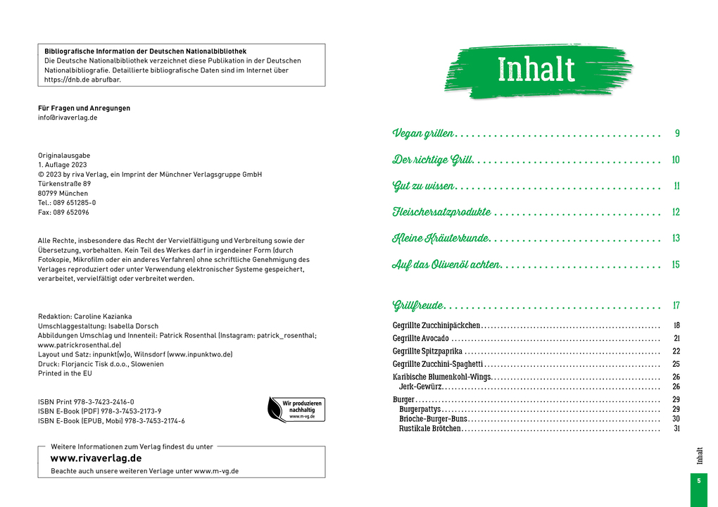 Weitere Ansicht: Easy vegan grillen | Patrick Rosenthal