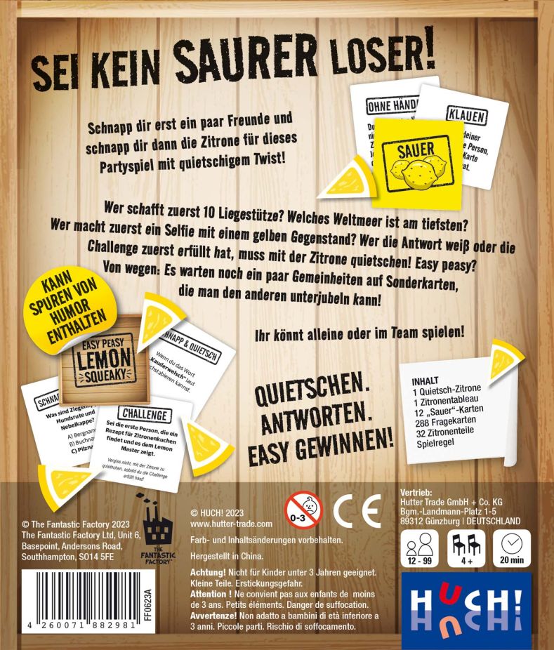 Weitere Ansicht: HUCH! - Easy peasy lemon squeaky