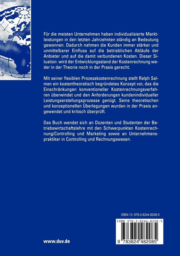 Weitere Ansicht: Kostenerfassung und Kostenmanagement von Kundenintegrationsprozessen | Ralph Salman