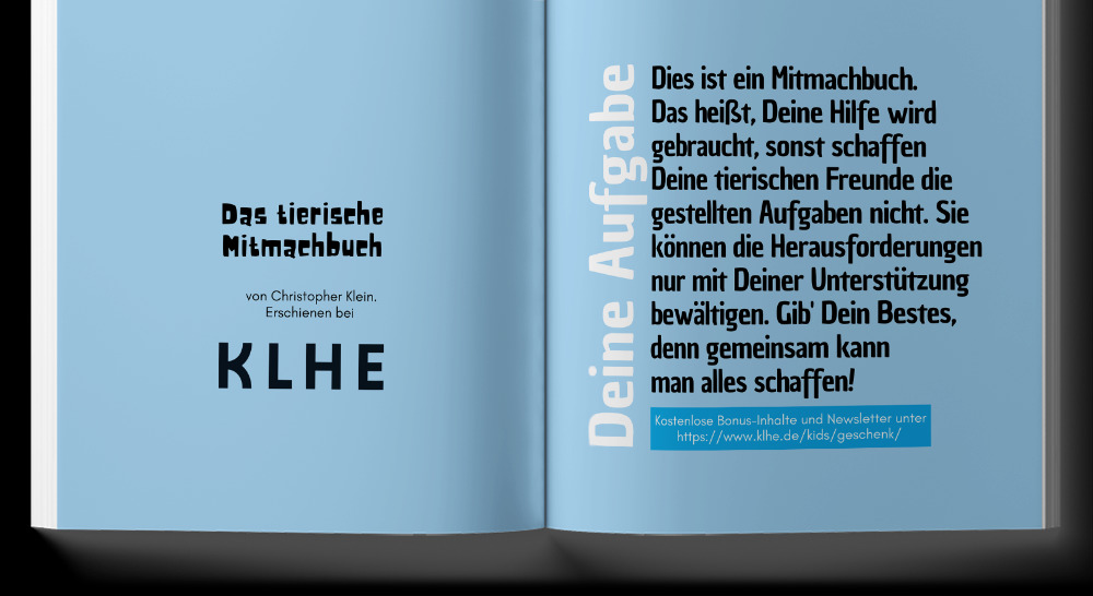 Weitere Ansicht: Das tierische Mitmachbuch | Christopher Klein