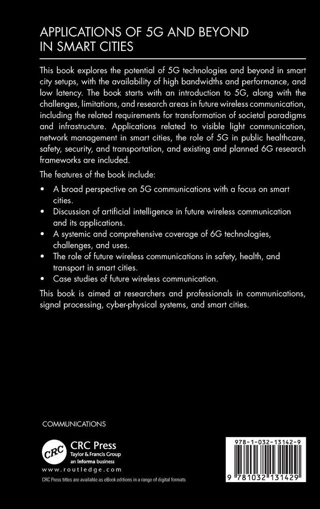 Weitere Ansicht: Applications of 5G and Beyond in Smart Cities