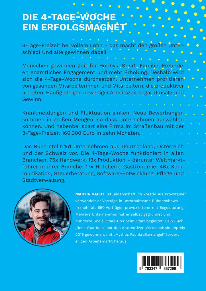 Weitere Ansicht: 4 TAGE WOCHE | Martin Gaedt