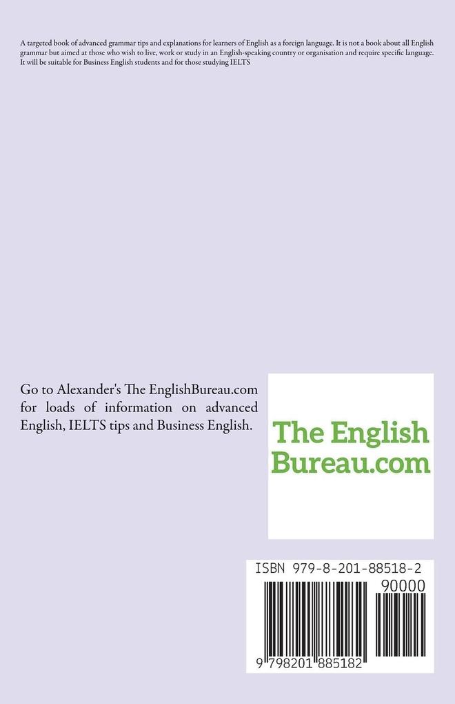 Weitere Ansicht: Advanced English Grammar Tips | Alexander Markham