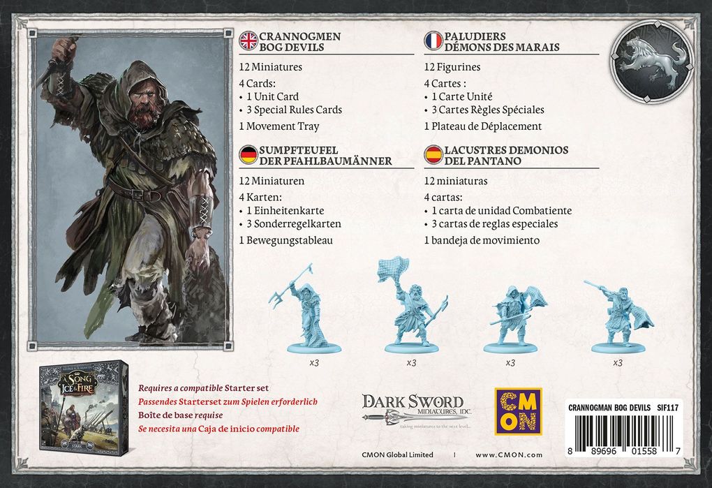 Weitere Ansicht: CMON - A Song of Ice & Fire - Crannogmen Bog Devils, Sumpfteufel der Pfahlbaumänner | Eric M. Lang, Michael Shinall