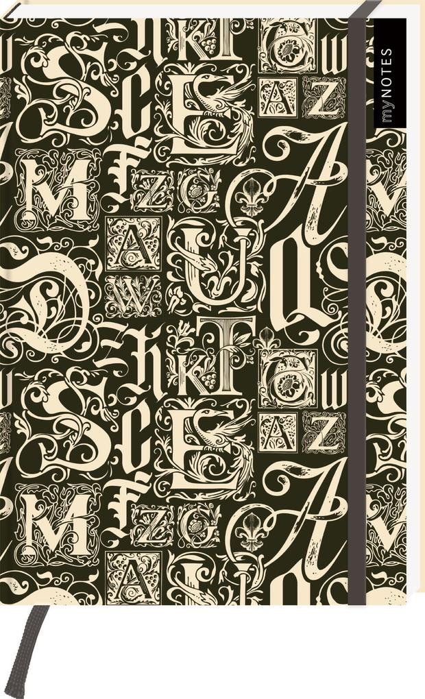 Produktbild: myNOTES Notizbuch A5: Dark Academia Library