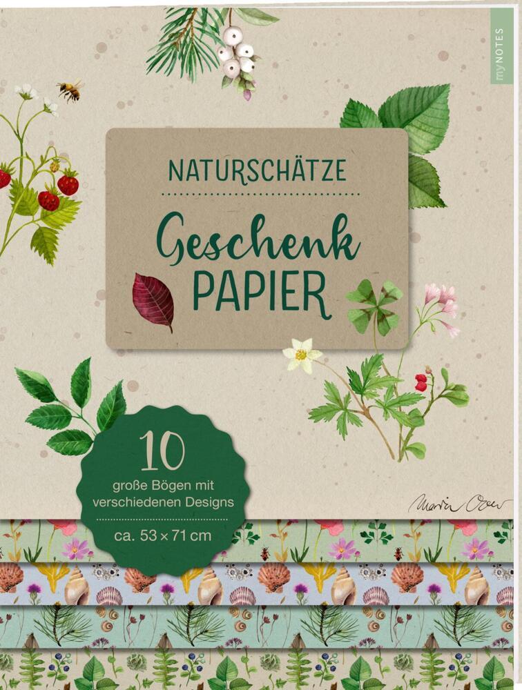 Produktbild: myNOTES Papeterie: Geschenkpapier Naturschätze