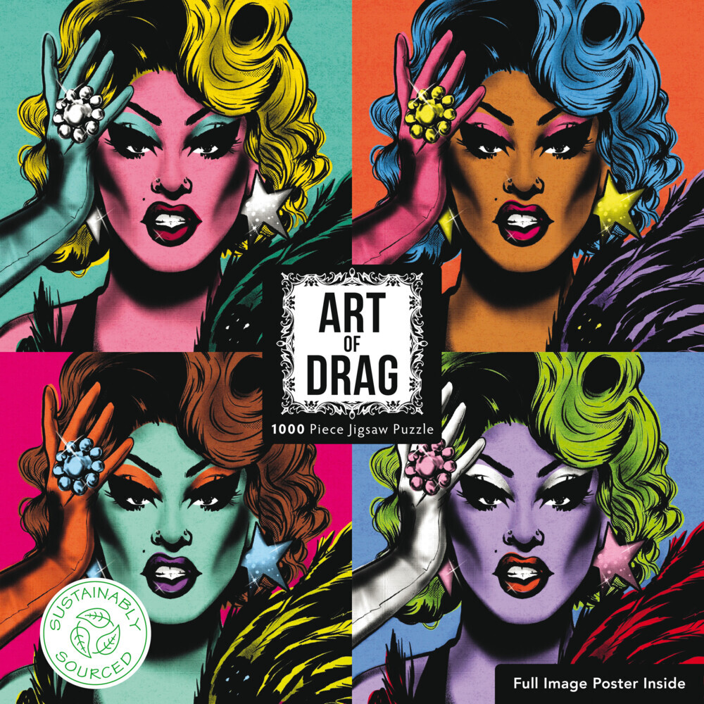 Produktbild: Puzzle - Art of Drag | Flame Tree Publishing