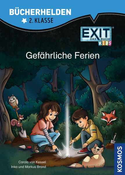 Produktbild: EXIT® - Das Buch Kids, Bücherhelden 2. Klasse, Gefährliche Ferien | Carola von Kessel, Inka Brand, Brand, Markus