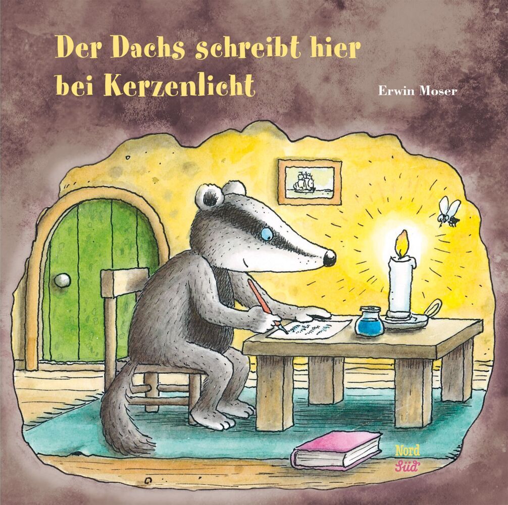 Produktbild: Der Dachs schreibt hier bei Kerzenlicht | Erwin Moser