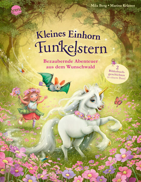 Produktbild: Kleines Einhorn Funkelstern. Bezaubernde Abenteuer aus dem Wunschwald | Mila Berg