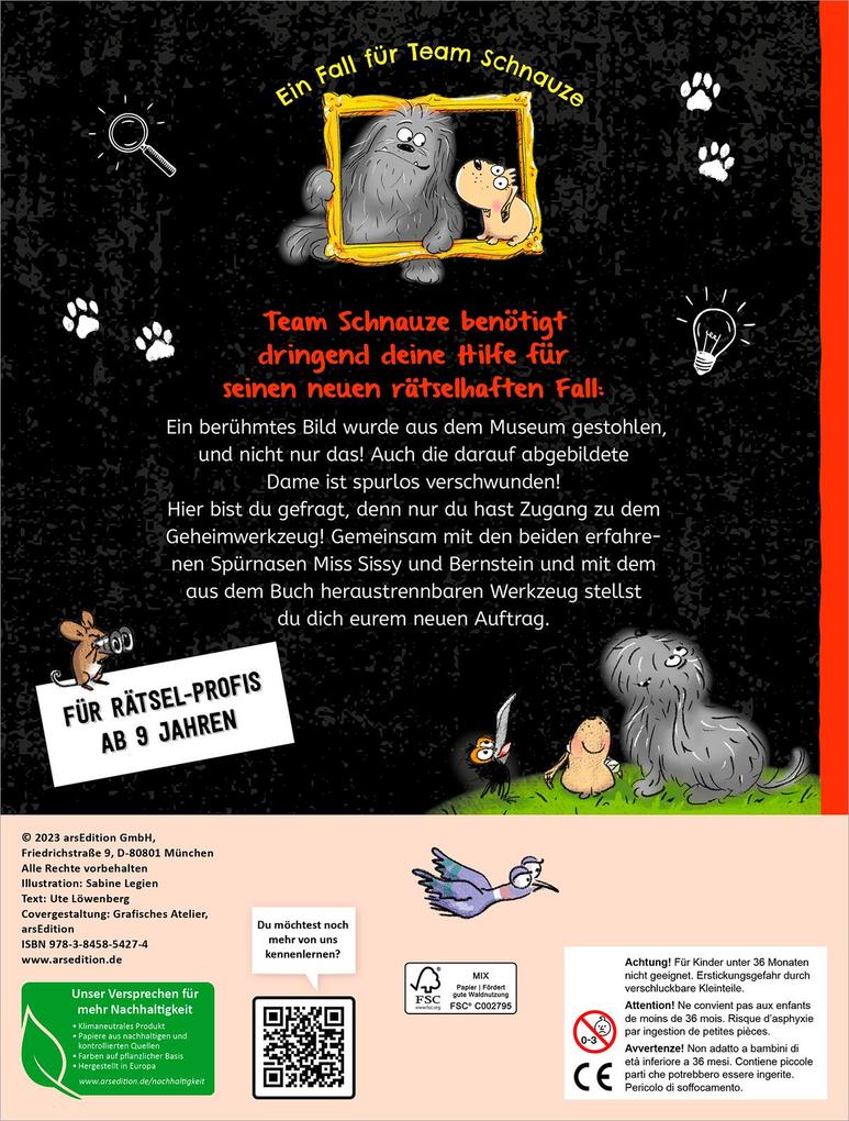 Weitere Ansicht: Ein Fall für Team Schnauze - Knack den Code: Finde den Museumsdieb | Ute Löwenberg