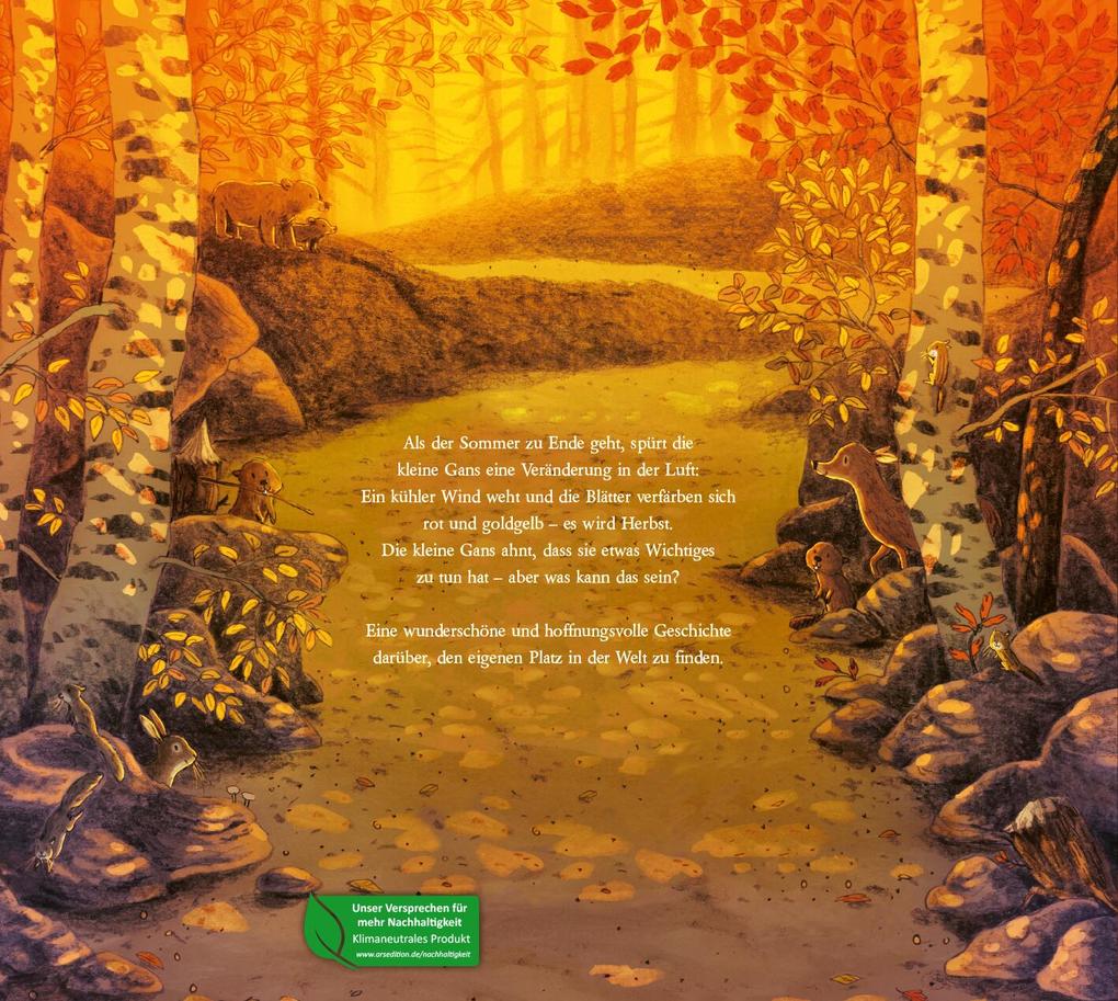 Weitere Ansicht: Was macht die kleine Gans im Herbst? | Elli Woollard