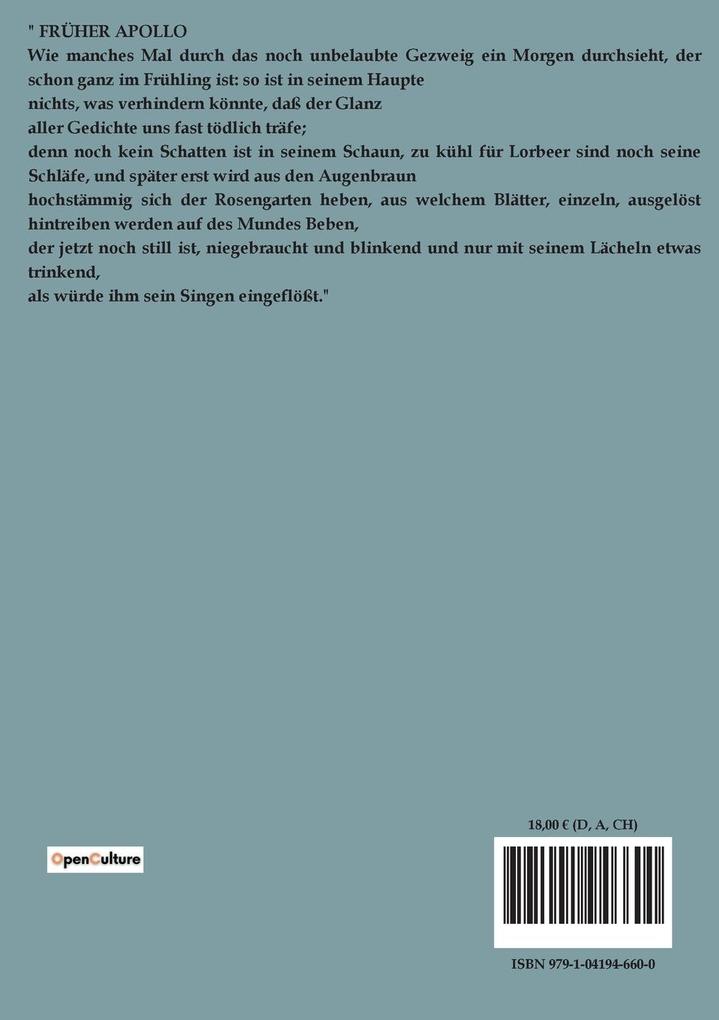 Weitere Ansicht: Neue Gedichte | Rainer Maria Rilke